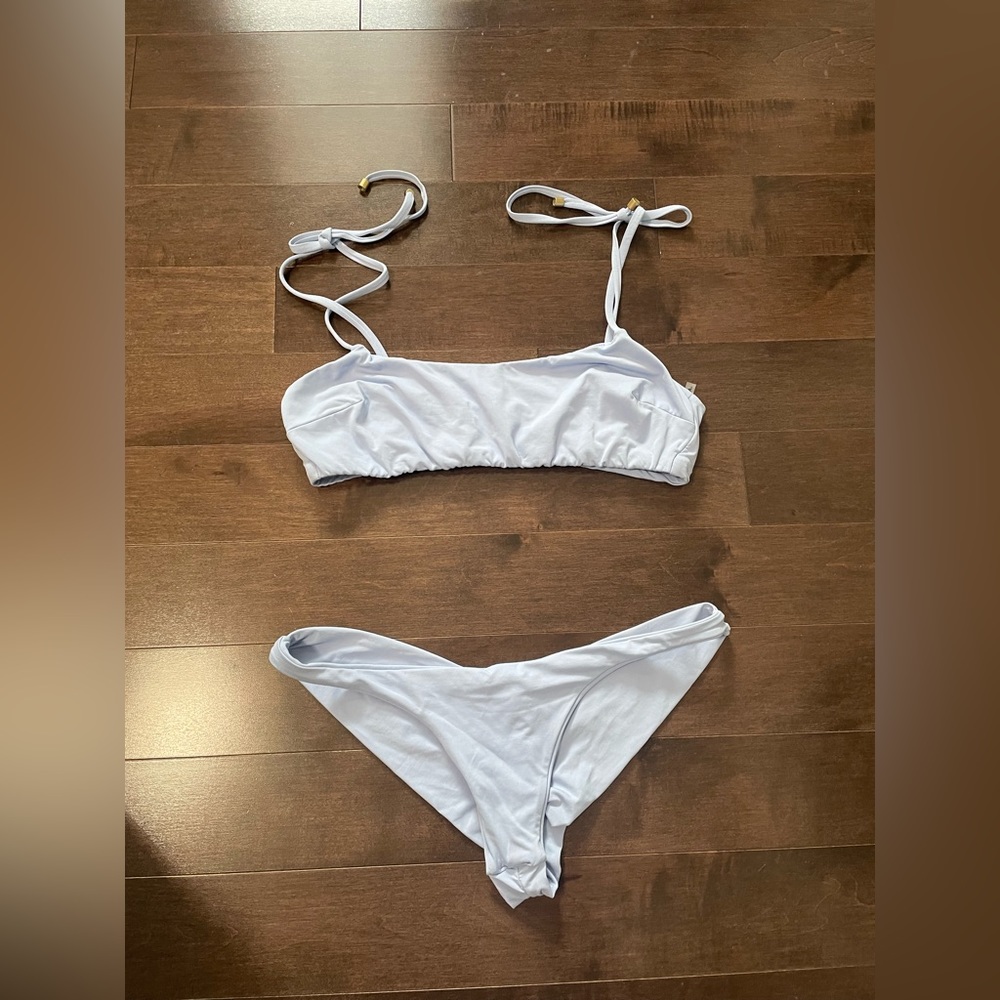 Vitamin A Baby Blue Bikini - Small / NEW